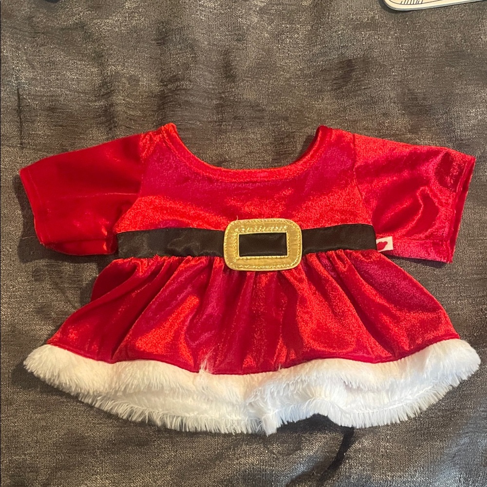 Build a Bear Workshop Holiday Santa Dress